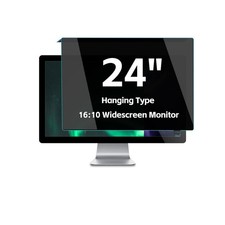 24 Inch 16:10 Widescreen Monitor Hanging Type Computer Privacy Screen Protect...
