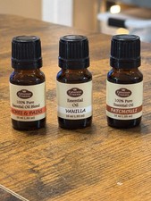 Fabulous Frannie 100 Pure Essential Oils Patchouli, Vanilla, Aches  Pains New.