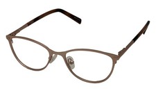 Jones New York Womens Rose Gold Metal Tear Drop  Eyewear Frame, J152  48mm