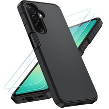 for Samsung Galaxy A17 Case Shockproof Phone Cover with HD Screen Protector,...
