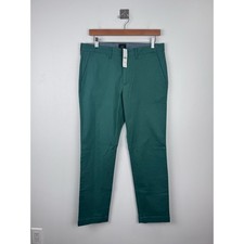 NWT J.Crew Men 770 Straight Fit Stretch Chino Pant Green Size 31x30