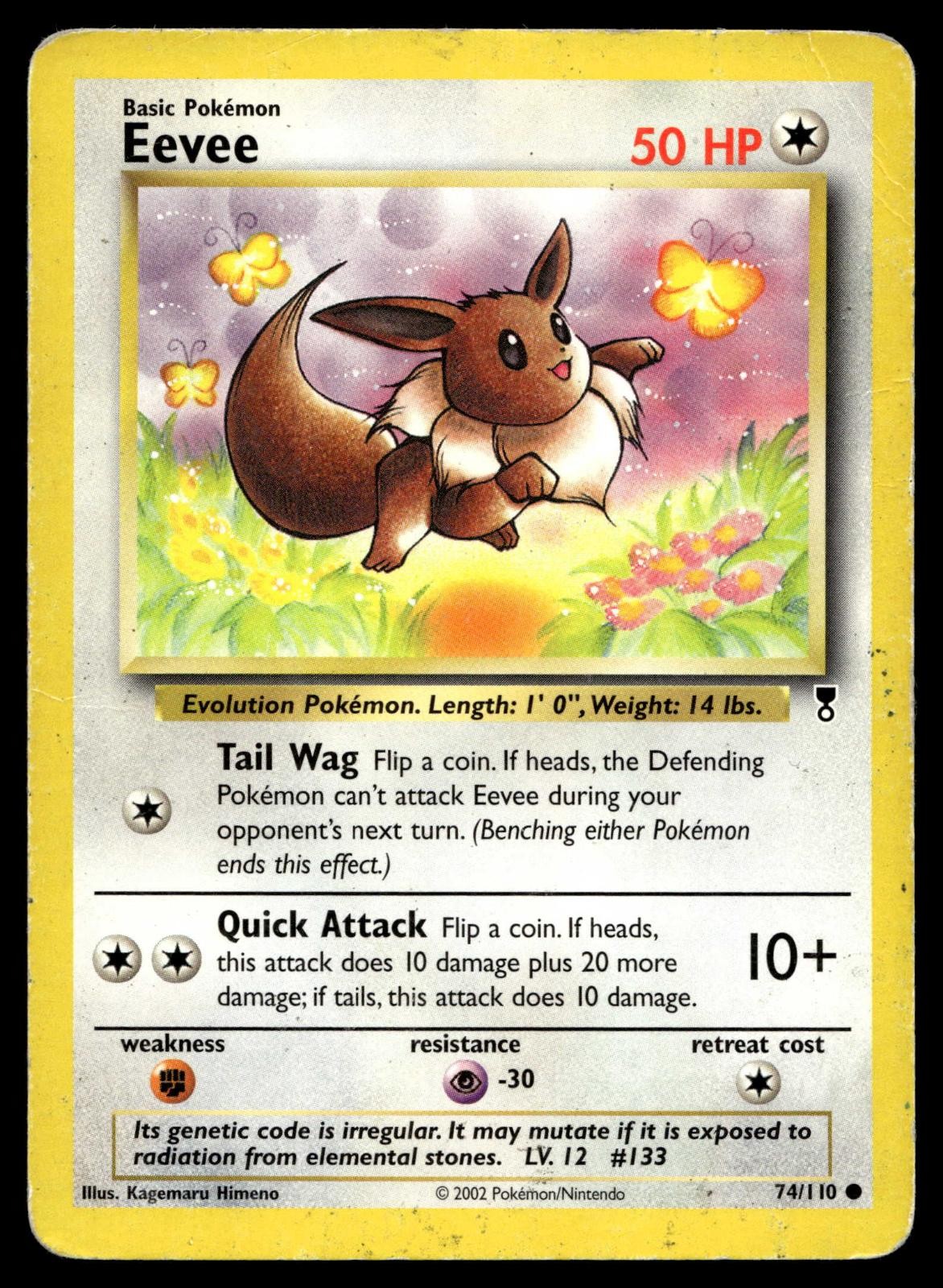 POKEMON EEVEE LEGENDARY COLLECTION 74/110 C MP