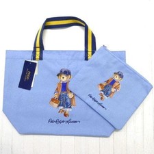 Ralph Lauren Bag / Polo Bear Tote Bag with Pouch NEW