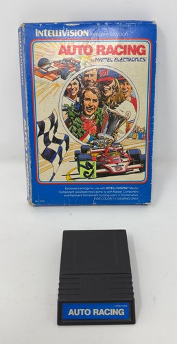 Jeu Mattel Intellivision Auto Racing en boîte sans notice