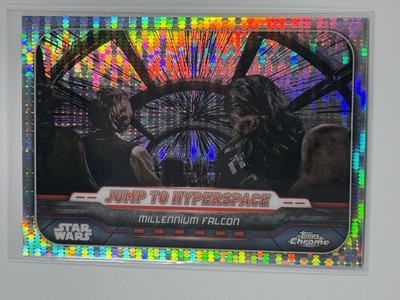 Topps Star Wars 2024 Millennium Falcon JUMP TO HYPERSPACE Han Chewbacca /99 JH-1