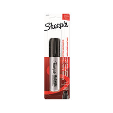 Sharpie Pro Magnum Metal Permanent Marker Chisel Tip Black Quick-Drying Ink