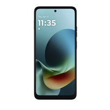 Motorola 5G Bluetooth Smartphone Blue Bar Style AT T Prepaid Mobile Phone
