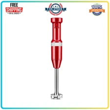 KitchenAid Variable Speed Hand Blender KHBV53 – Corded, Empire Red