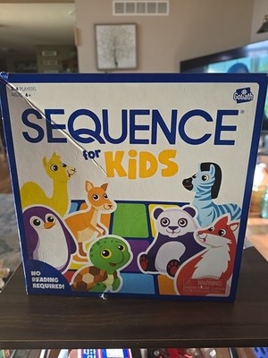 Jax My First Sequence for Kids Board Game 2023 Ed. 100% Complete Great Shape