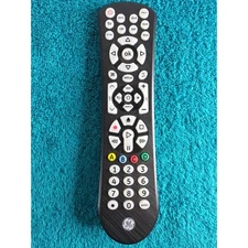 GE Universal Remote Control Black Replacement TV DVD Cable Box Receiver