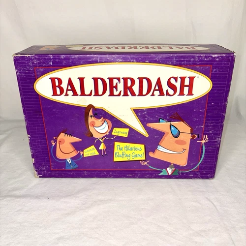 Balderdash The Hilarious Bluffing Game 1995 Parker Brothers Complete Vintage