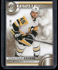 2023-24 SP Authentic Future Watch #140 Jonathan Gruden Gold /99 Penguins