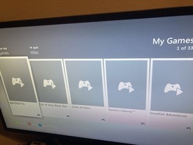 Microsoft Xbox 360 E 250GB Game Console Bundle. Comes W/ 4 Controllers & 5 Games