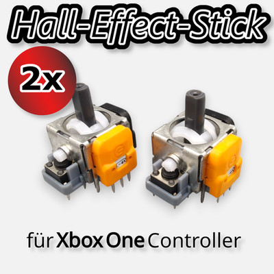 2x Xbox One / One S Hall Effect Stick Controller V3.1 Magnet Effekt Drift Fix
