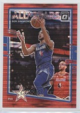 2020-21 Panini Donruss Optic All-Stars Red Pulsar Prizm Ben Simmons #6 0i1l