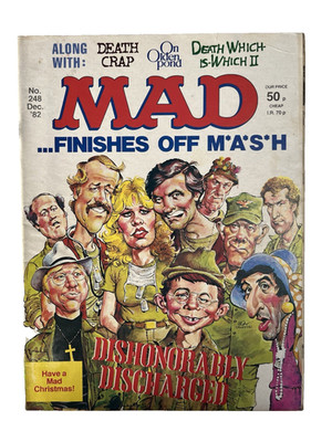 Mad Magazine M.A.S.H Death Wish 2 No 248 December 1982 UK Edition