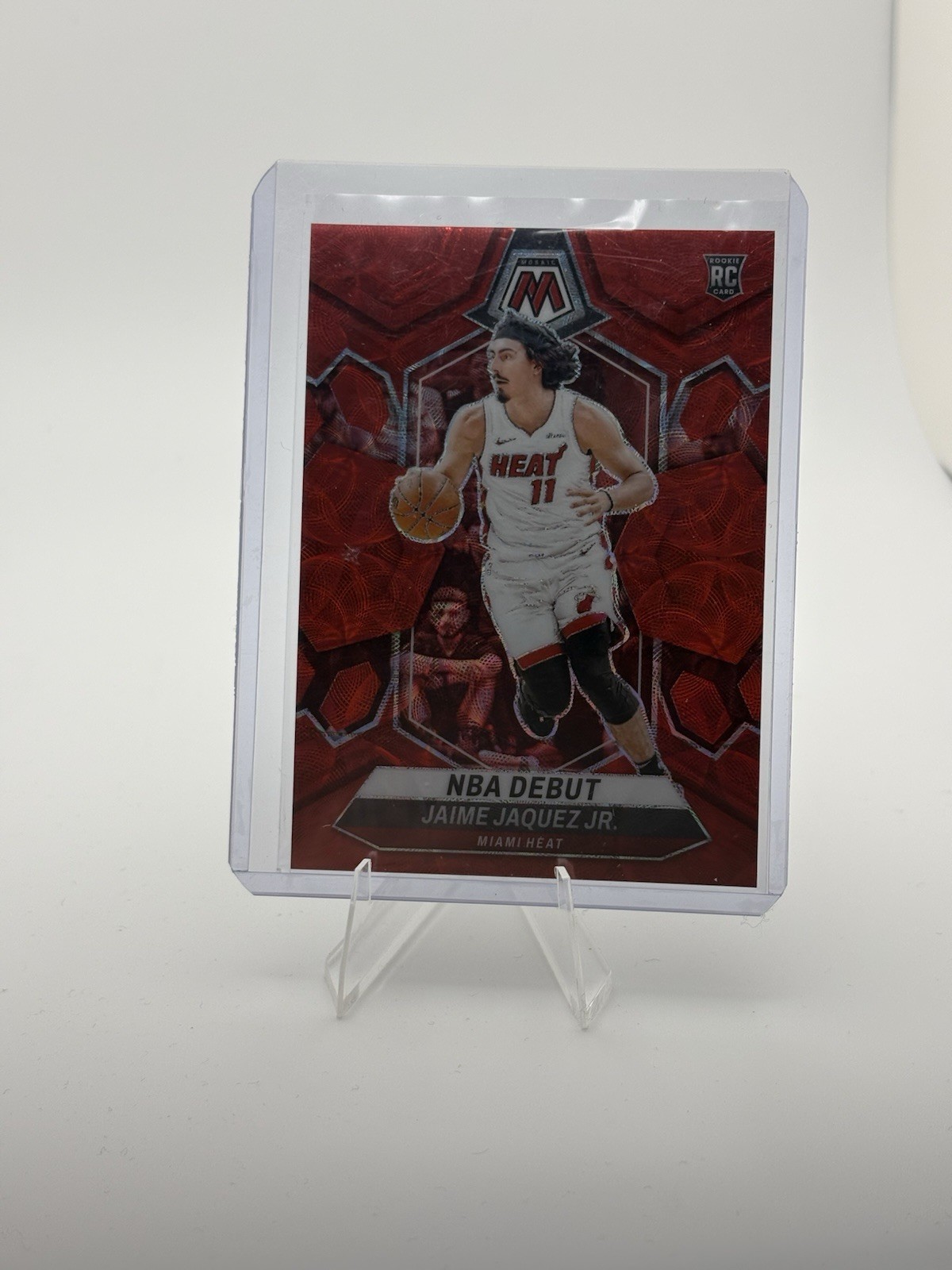 2023-24 Panini Mosaic - NBA Debut Jaime Jaquez Jr. #267 Red Mosaic / 75