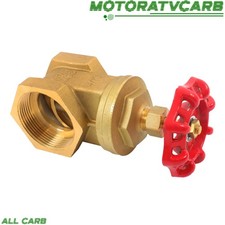 ALL-CARB 2.5" NPT Brass Gate Valve Duty Female Thread Manual Rotary Sluice Valve