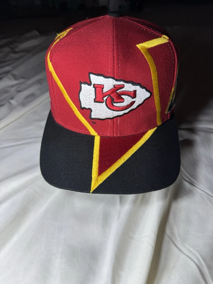 Kansas City Chiefs Drew Pearson De Colección Años 90 Raro Graffiti Bolt Variante Negra Foto 2 de 4