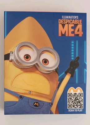 McDonald's UK 2024 DESPICABLE ME 4 MINION SAMMLER METALLBOX SPIELZEUG 
