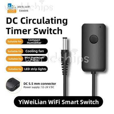 Tuya Smart WiFi On/Off Switch Breaker Timer eWeLink DC Power Switch Controller