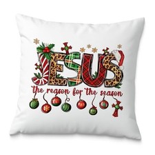 Jesus is The Reason for The Season Decor Pillow Covers Christmas-bz-15k-one-05