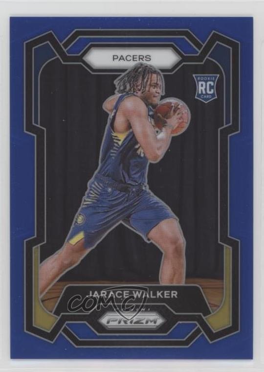 2023-24 Panini Prizm Blue Prizm /199 Jarace Walker #168 Rookie RC 07mp