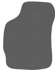 Velour FAHRER Fußmatten für Toyota Celica VI 1993-1999, Graphit x14 Rand