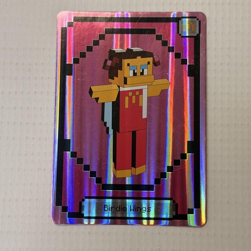 Minecraft Birdie Wings In-Game Item Code Card McDonalds Promo Movie Bedrock 2025