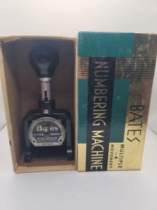 Bates Numbering Stamp | eBay