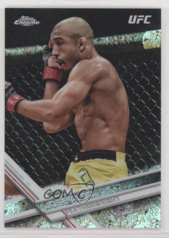 2017 Topps Chrome UFC Diamond Refractor Jose Aldo #2 z1r