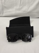 Designer Style Sunglasses Black Gold Medusa Accent