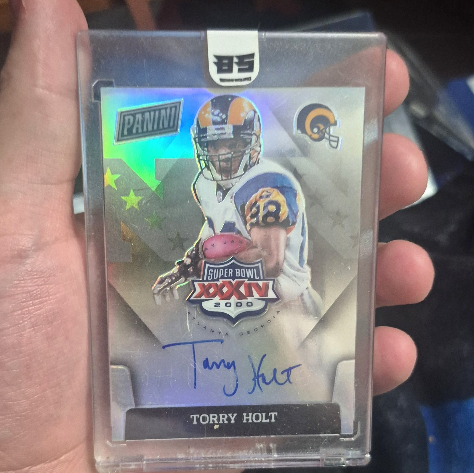 2021 Panini Prizm Torry Holt Super Bowl XXXIV Signatures Prizm Auto SBXXXIV-TH