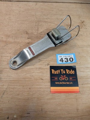 Oldtimer Rennrad Kartenhalter Plektscher 50/60er Vorbau Bolzen montiert #430