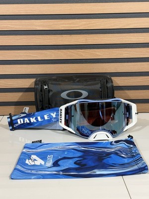 MARSHALL HAIN,新品未開封,国内盤仕様,AOR,EYE TO EYE Oakley Airbrake MX Moto Goggle Chase Sexton White / Blue