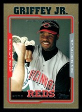 Ken Griffey Jr. Cincinnati Reds 2005 Topps Gold #440 SN /2005