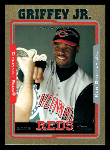 Ken Griffey Jr. [Black] #440 2005 Topps card