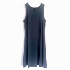 Quince | Tencel Jersey Mini Swing Dress Dark Olive