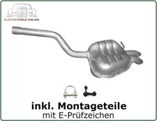 Endschalldämpfer GOLF V / VI Kombi (1K5) (AJ5) 1.6 TDI + 2.0 TDI Auspuff Endtopf