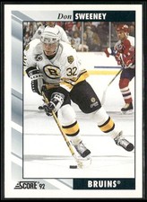 1992-93 Score #186 Don Sweeney
