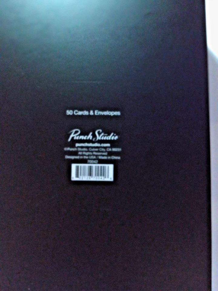 Punch Studio Flat Panel cards with Envelopes- box of 50 - Image 3 of 3