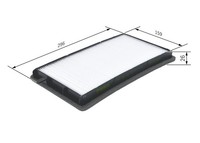 Bosch Innenraumfilter Fuer BMW 1987432002