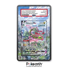 Rayquaza VMAX 218/203 - Case con Artwork Esteso per Carte Gradate custodia