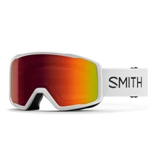 Smith Tribute Ski / Snow Goggles White Frame, Red Sol-X Mirror Lens, Small Fit