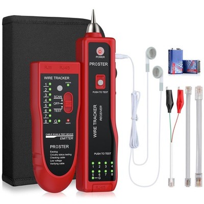 Netzwerkkabeltester Kabel Tracer LAN RJ45 RJ11 Draht Tracker Telefonfinder