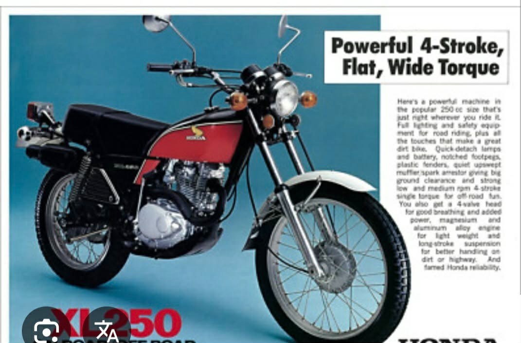 HONDA 1976 XL250-XL350-XL250K3 SIDE COVER LEFT PLASTIC BLACK