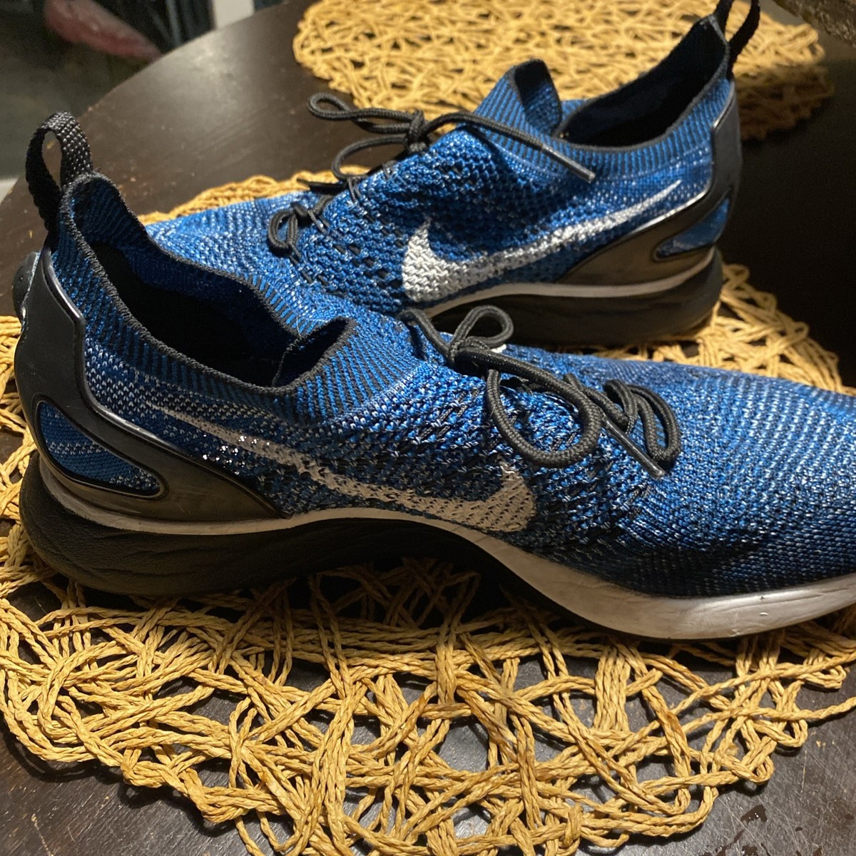 Size 10.5 - Nike Air Zoom Mariah Flyknit Racer Green Abyss 