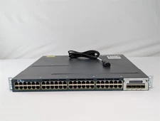 Cisco WS-C3560X-48P-L 48 Port Gigabit PoE+ Managed Catalyst Switch