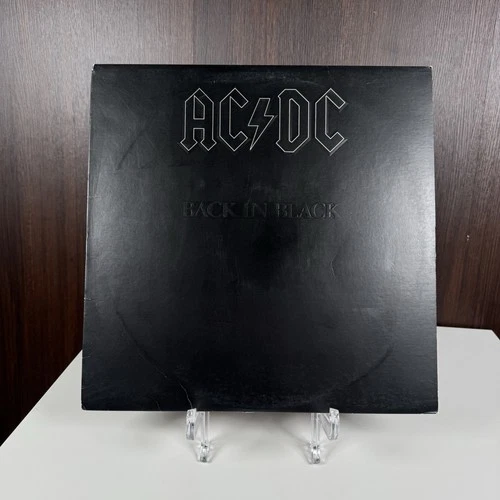 AC/DC Back In Black LP Record 1980 Atlantic SD16018 Vintage - Untested