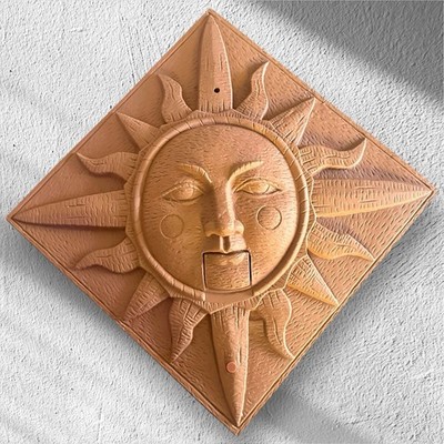 Rare 2000 Gemmy Industries Singing Sun Plastic Wall Decor Plaque NOT WORKING